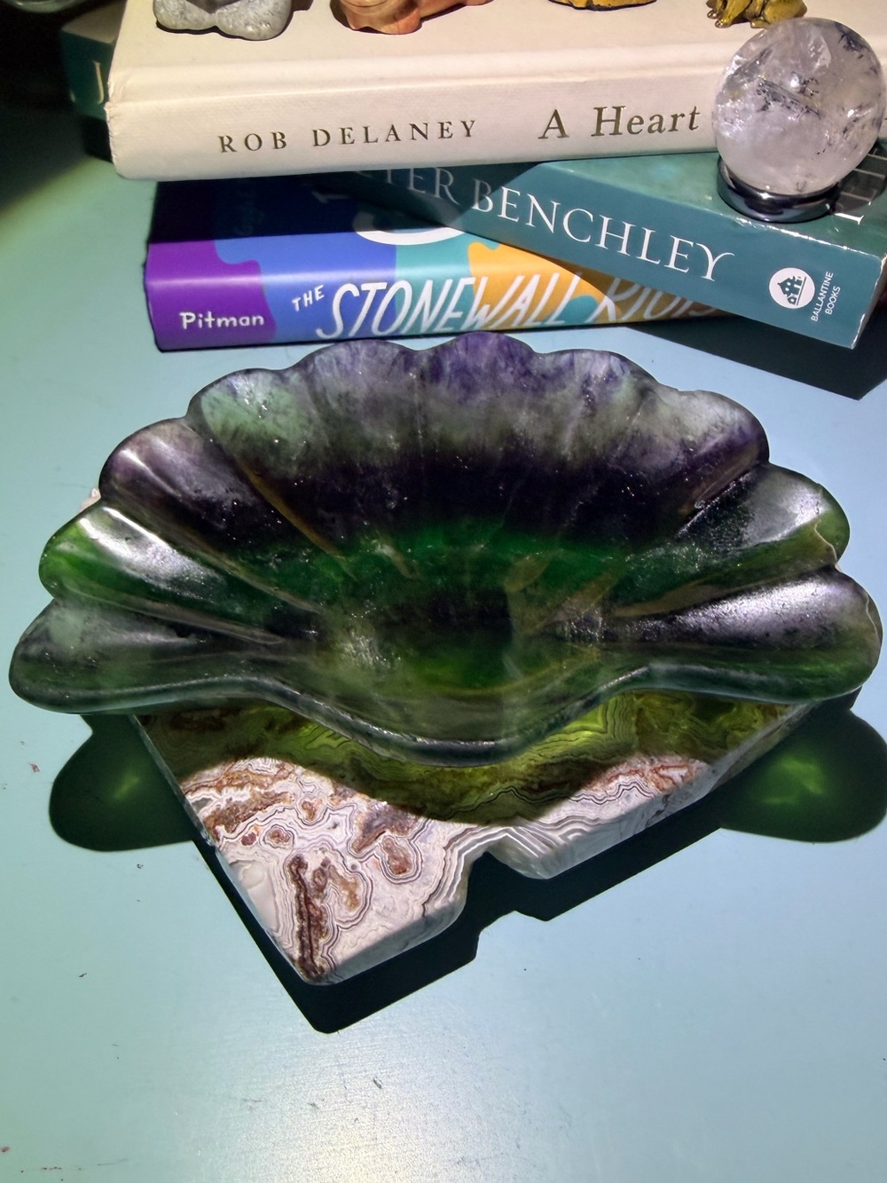 4+ Inch Fluorite Bowl